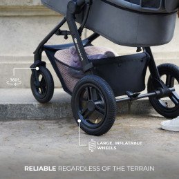 CARUCIOR MULTIFUNCTIONAL KINDERKRAFT MOOV 2 AIR 4IN1 PURE BLACK | MARKETPLACE SHOPPING CENTER