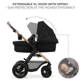 CARUCIOR MULTIFUNCTIONAL KINDERKRAFT MOOV 2 AIR 4IN1 PURE BLACK | MARKETPLACE SHOPPING CENTER