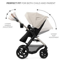 CARUCIOR MULTIFUNCTIONAL KINDERKRAFT MOOV 2 EVA 4IN1 MOON GREY | MARKETPLACE SHOPPING CENTER
