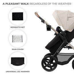 CARUCIOR MULTIFUNCTIONAL KINDERKRAFT MOOV 2 EVA 4IN1 MOON GREY | MARKETPLACE SHOPPING CENTER