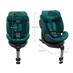SCAUN AUTO KINDERKRAFT XRIDER 2 I-SIZE 40-150 CM GREEN | MARKETPLACE SHOPPING CENTER