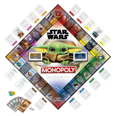 Monopoly Star Wars:Aventura Galactică a lui Grogu (Yoda)