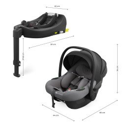 SCOICA AUTO KINDERKRAFT I-LITE CU BAZA ENDURA SAFE FX GREY | MARKETPLACE SHOPPING CENTER