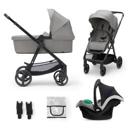 CARUCIOR KINDERKRAFT NEWLY, 3 IN 1, LIGHT GREY | MARKETPLACE SHOPPING CENTER