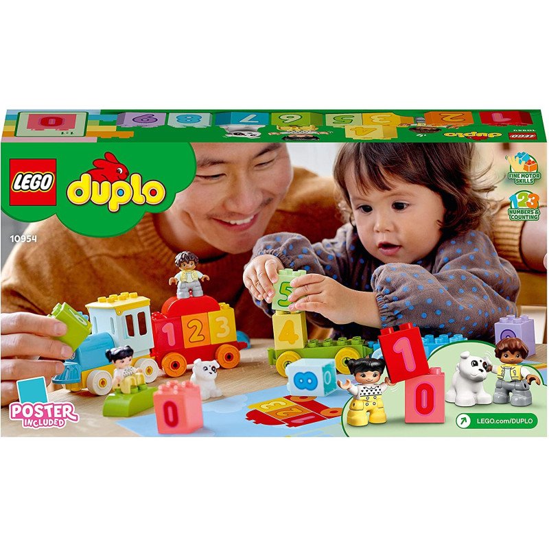 LEGO DUPLO PRIMUL MEU TREN CU NUMERE - INVATA SA NUMERI 10954 | MARKETPLACE SHOPPING CENTER
