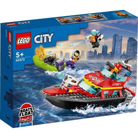 LEGO CITY BARCA DE SALVARE A POMPIERILOR 60373 | MARKETPLACE SHOPPING CENTER