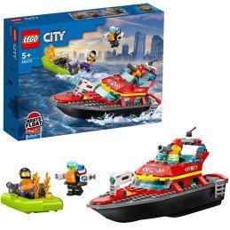 LEGO CITY BARCA DE SALVARE A POMPIERILOR 60373 | MARKETPLACE SHOPPING CENTER
