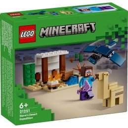 LEGO MINECRAFT EXPEDITIA IN DESERT A LUI STEVE 21251 | 1Buy.ro