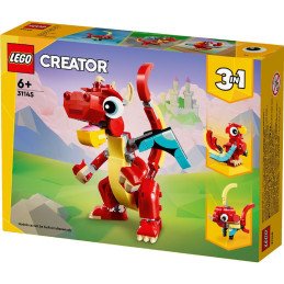 LEGO CREATOR 3IN1 DRAGON ROSU 31145 | MARKETPLACE SHOPPING CENTER