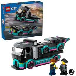 LEGO CITY MASINA DE CURSE SI CAMION TRANSPORTATOR DE MASINI 60406 | MARKETPLACE SHOPPING CENTER