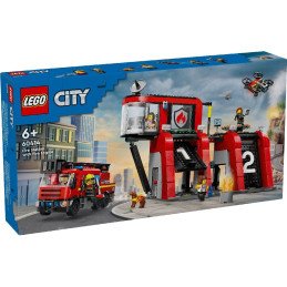 LEGO CITY STATIE SI CAMION DE POMPIERI 60414 | 1Buy.ro