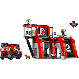 LEGO CITY STATIE SI CAMION DE POMPIERI 60414 | MARKETPLACE SHOPPING CENTER