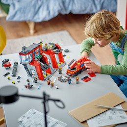 LEGO CITY STATIE SI CAMION DE POMPIERI 60414 | MARKETPLACE SHOPPING CENTER
