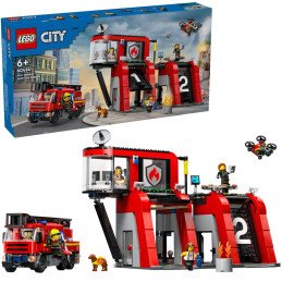 LEGO CITY STATIE SI CAMION DE POMPIERI 60414 | MARKETPLACE SHOPPING CENTER
