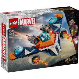 LEGO SUPER HEROES AVIONUL DE LUPTA AL LUI ROCKET VS RONAN 76278 | 1Buy.ro