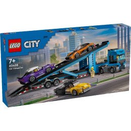 LEGO CITY CAMION TRANSPORTOR DE MASINI SPORT 60408 | 1Buy.ro