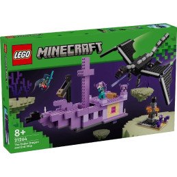 LEGO MINECRAFT DRAGON ENDER SI CORABIA DIN END 21264 | 1Buy.ro