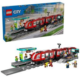 LEGO CITY TRAINS STATIE SI TRAMVAI IN CENTRUL ORASULUI 60423 | MARKETPLACE SHOPPING CENTER