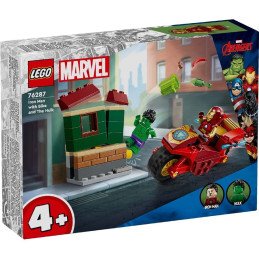 LEGO MARVEL IRON MAN CU MOTOCICLETA SI HULK 76287 | 1Buy.ro