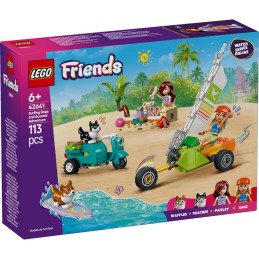 LEGO FRIENDS AVENTURI CU CATEI LA SURFING SI PE SCUTER 42641 | 1Buy.ro