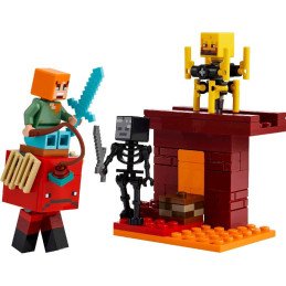 LEGO MINECRAFT BATALIE DEASUPRA LAVEI ÎN NETHER 21266 | MARKETPLACE SHOPPING CENTER