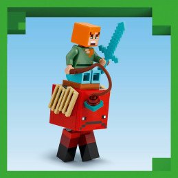 LEGO MINECRAFT BATALIE DEASUPRA LAVEI ÎN NETHER 21266 | MARKETPLACE SHOPPING CENTER