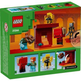 LEGO MINECRAFT BATALIE DEASUPRA LAVEI ÎN NETHER 21266 | MARKETPLACE SHOPPING CENTER