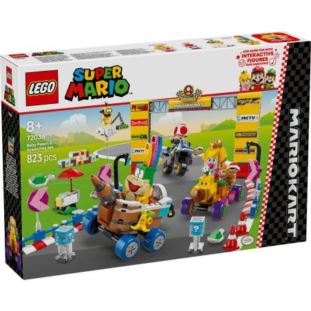 LEGO SUPER MARIO MARIO KART SET BABY PEACH SI GRAND PRIX 72036 | MARKETPLACE SHOPPING CENTER