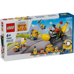 LEGO DESPICABLE ME4 MINIONII SI MASINA BANANA 75580 | 1Buy.ro