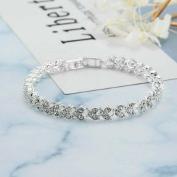 Bratara Argintie Eleganta cu Zirconiu 