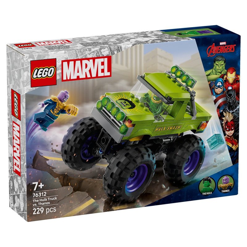 LEGO SUPER HEROES HULK IN VEHICUL DE TEREN CONTRA LUI THANOS 76312 | MARKETPLACE SHOPPING CENTER