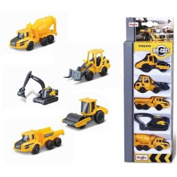 MAISTO SET 5 UTILAJE DE CONSTRUCTII VOLVO | MARKETPLACE SHOPPING CENTER