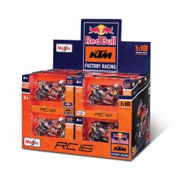 MAISTO MOTOCICLETA METALICA RED BULL KTM SCARA 1 LA 18 | 1Buy.ro
