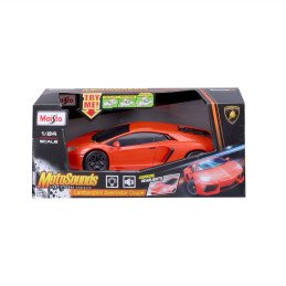 MAISTO MASINUTA CU SUNETE SI LUMINI LAMBORGHINI AVENTADOR COUPE SCARA 1 LA 24 | 1Buy.ro