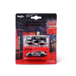 MAISTO MASINUTA METALICA SPEED ICONS PORSCHE 911 GT2 RS SILVER BLACK SCARA 1 LA 64 | 1Buy.ro