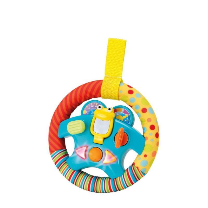 Winfun Volan Muzical jucarie interactiva pentru bebelusi cu sunete si lumini colorate