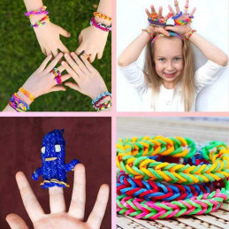 Set Creativ Brățări Copii 1600 Piese