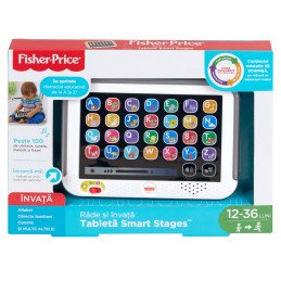 TABLETA EDUCATIVA CU 3 NIVELURI DE DEZVOLTARE LIMBA ROMANA FISHER PRICE | 1Buy.ro