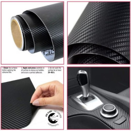 Folie Colantare Auto Carbon 3D