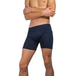 Boxeri barbati cu picior lung bleumarin