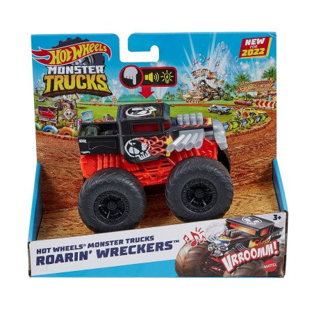 HOT WHEELS MONSTER TRUCK ROARIN WRECKERS BONE SHAKER CU FUNCTII SI SUNETE SCARA 1:43 | MARKETPLACE SHOPPING CENTER