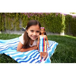 BARBIE TRAVEL PAPUSA BARBIE ANIVERSARE 50 DE ANI MALIBU SATENA | MARKETPLACE SHOPPING CENTER
