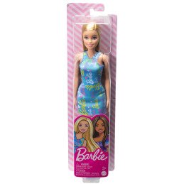 PAPUSA BARBIE BLONDA CU ROCHITA ALBASTRA | 1Buy.ro