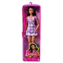 PAPUSA BARBIE FASHIONISTA BRUNETA CU ROCHIE MOV | 1Buy.ro