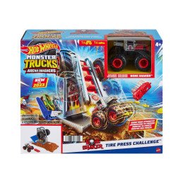 HOT WHEELS MONSTER TRUCKS ENTRY CHALLENGE ARENA SMASHERS PROVOCAREA TIRE PRESS | 1Buy.ro