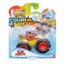 HOT WHEELS MONSTER TRUCK CAMION BONE SHAKER CU CULORI SCHIMBATOARE SCARA 1:64 | 1Buy.ro