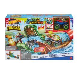 HOT WHEELS MONSTER TRUCK COLOR SHIFTERS ATACUL CROCODILULUI | 1Buy.ro