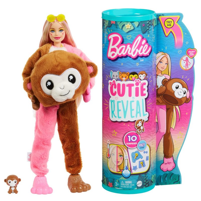 BARBIE PAPUSA BARBIE CUTIE REVEAL MAIMUTICA | MARKETPLACE SHOPPING CENTER