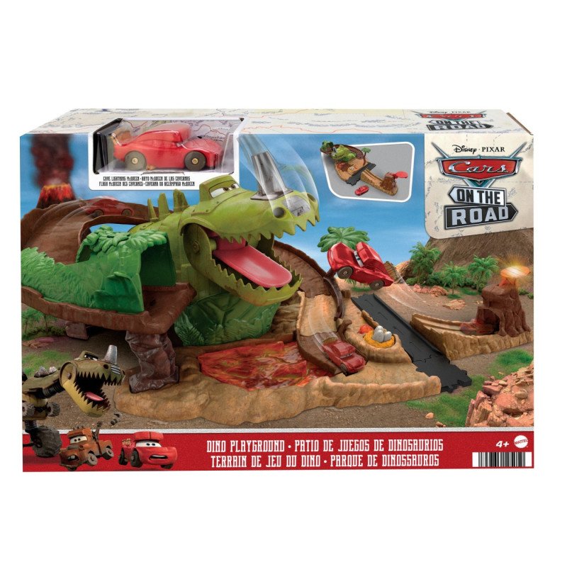 CARS SET DE JOACA DINO SI MASINUTA CAVE FULGER MCQUEEN | MARKETPLACE SHOPPING CENTER