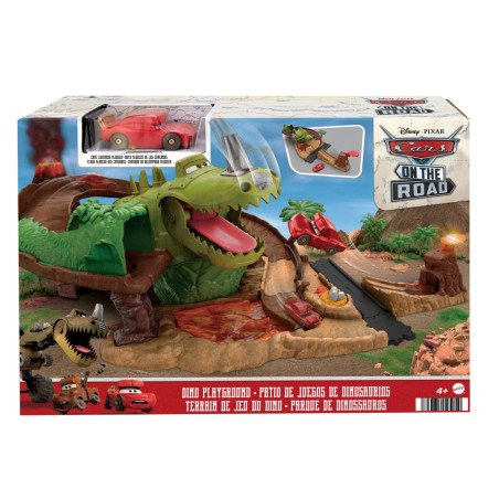 CARS SET DE JOACA DINO SI MASINUTA CAVE FULGER MCQUEEN | MARKETPLACE SHOPPING CENTER